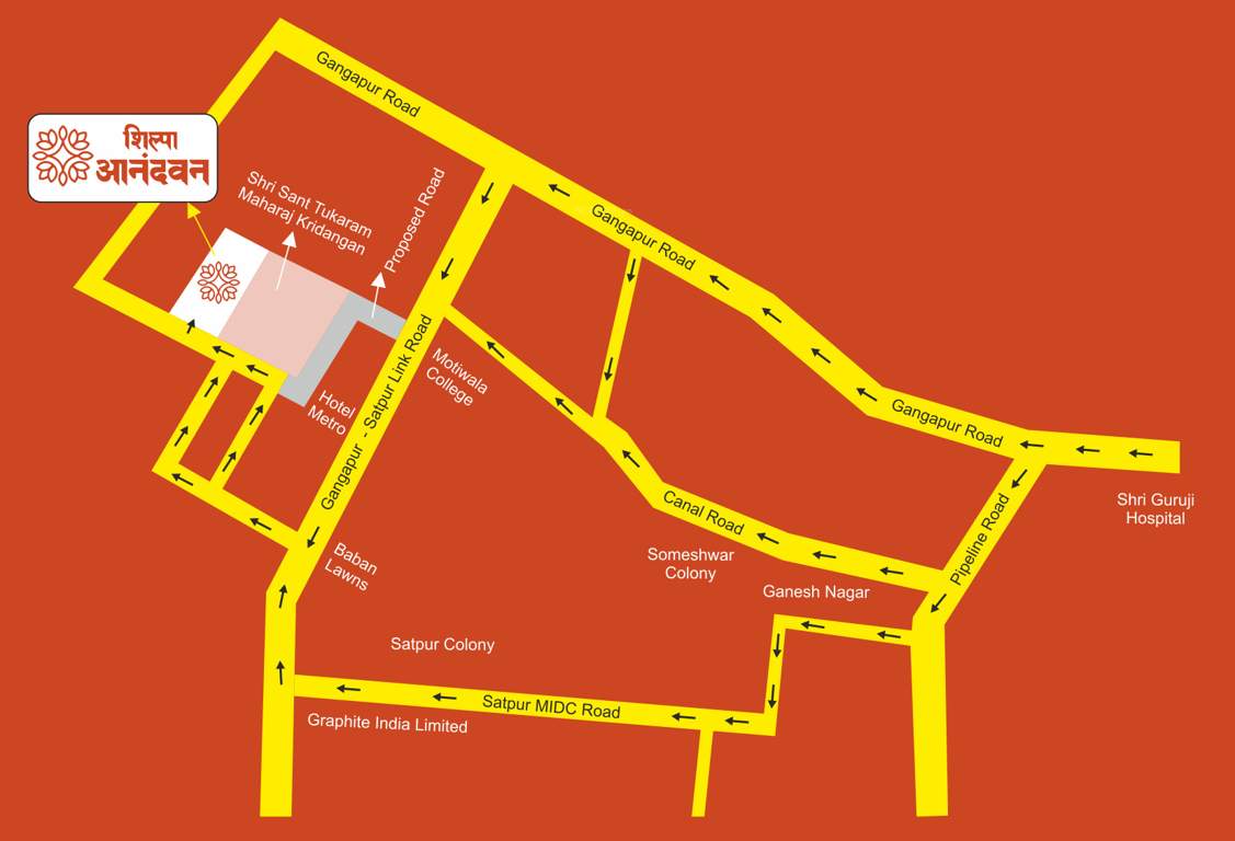  anandvan Location Plan