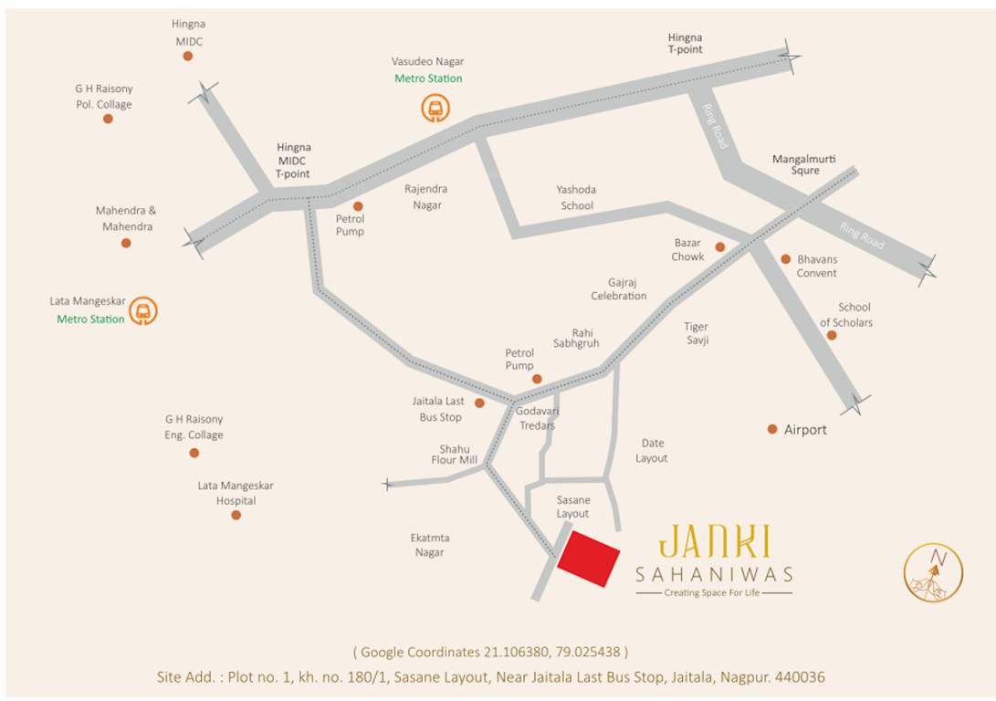 janki sahaniwas Location Plan