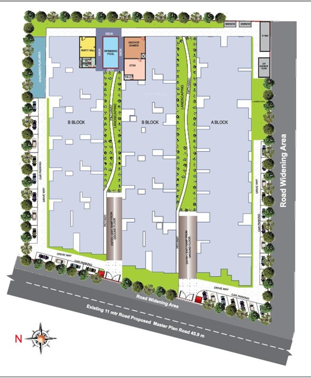  ashish green b block Layout Plan