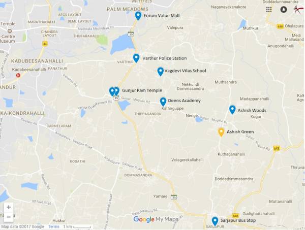 ashish-green-b-block Location Plan