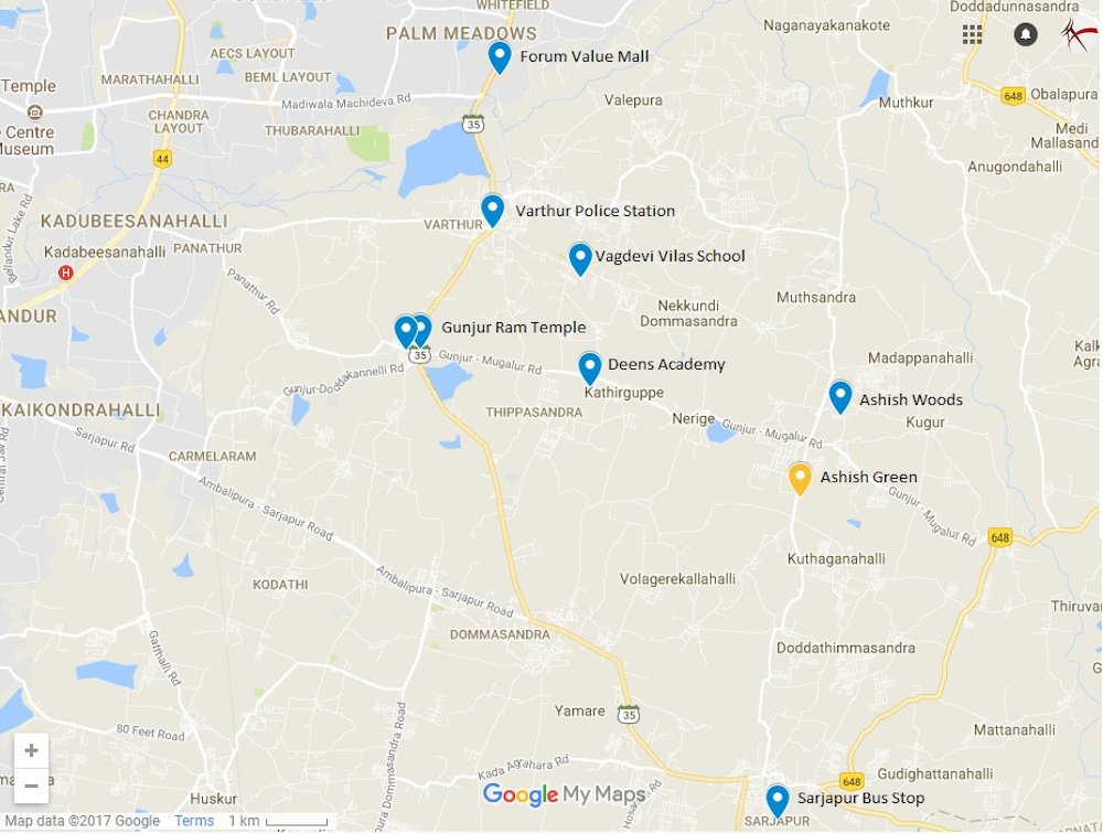  ashish green b block Location Plan