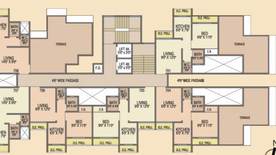  paramount enclave Cluster Plan