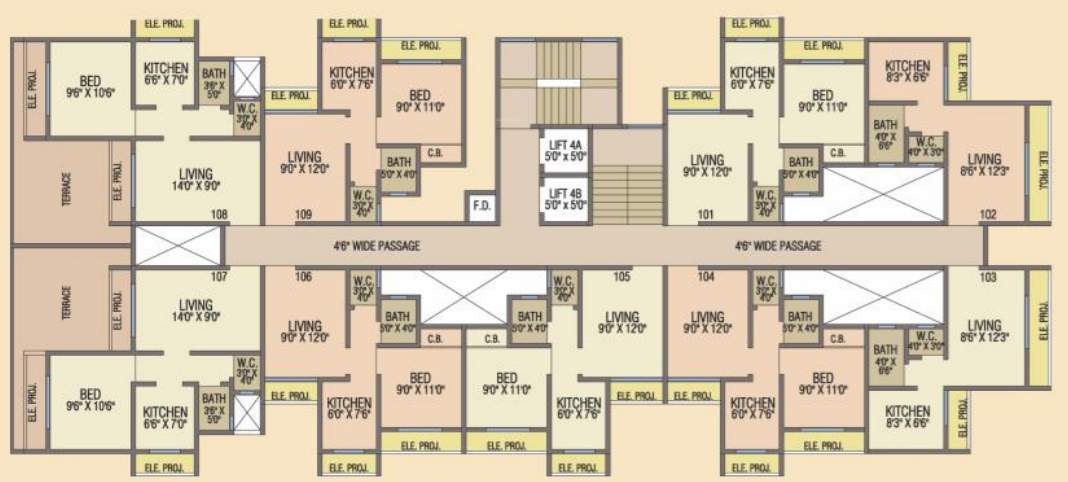  paramount enclave Cluster Plan