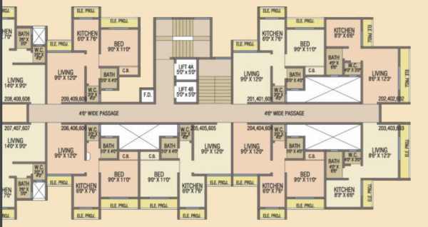  paramount-enclave Cluster Plan