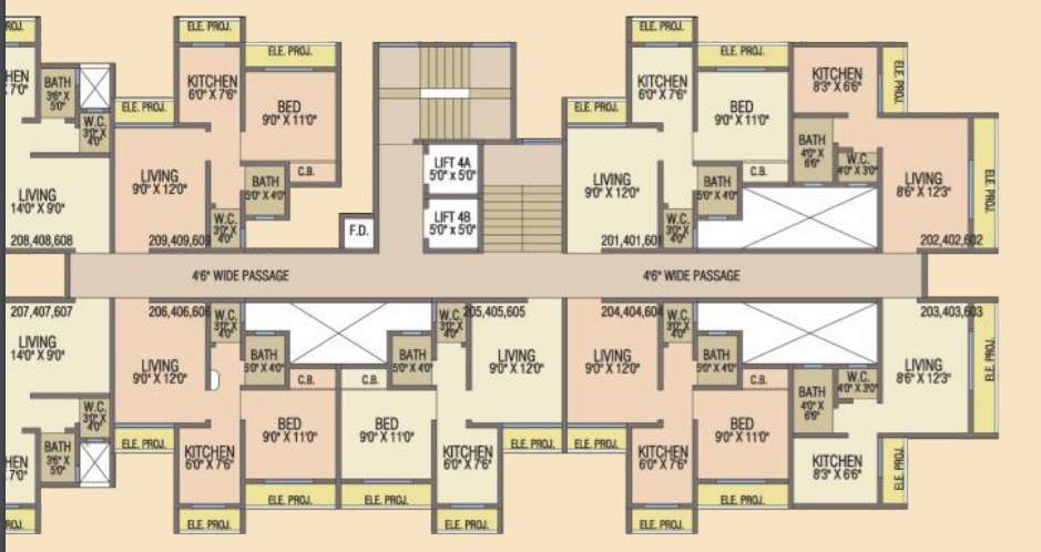  paramount enclave Cluster Plan