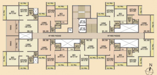  paramount-enclave Cluster Plan