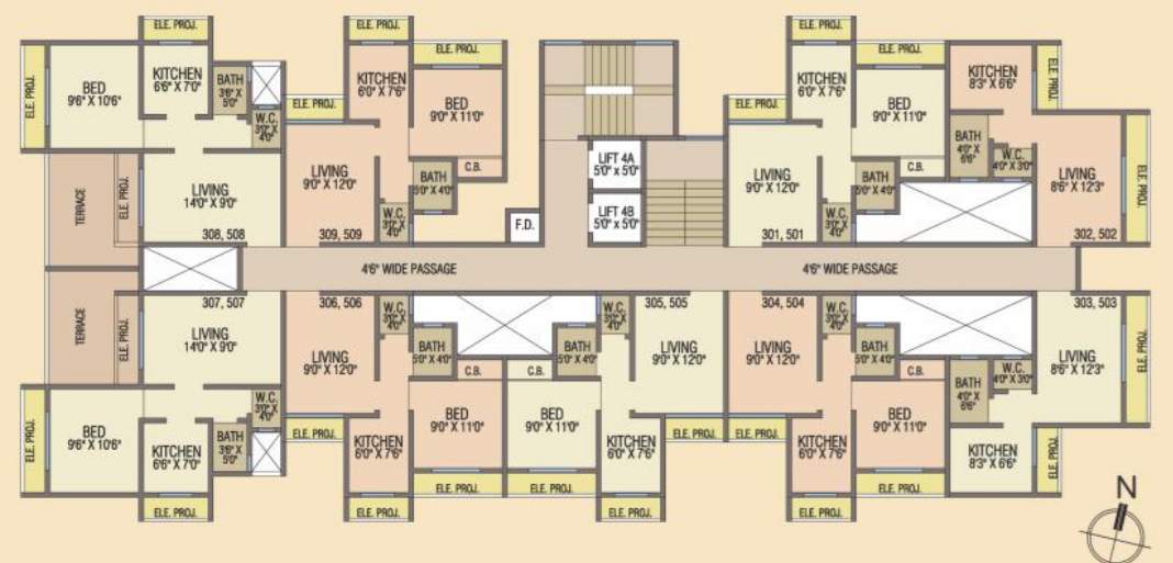  paramount enclave Cluster Plan