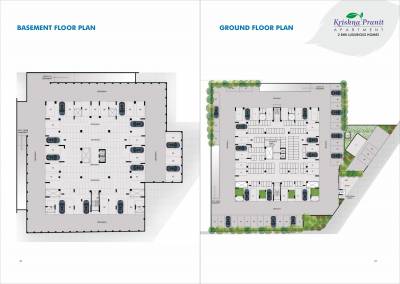  krishna-pranit-apartment Tower 1 Cluster Plan