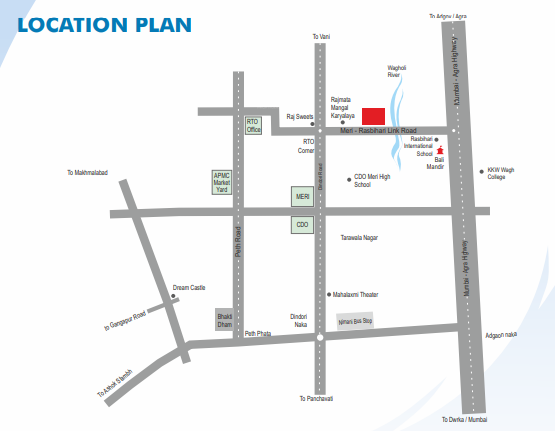  krishna-pranit-apartment Location Plan