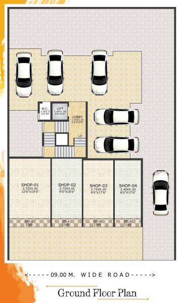  niwas Cluster Plan for ground Floor