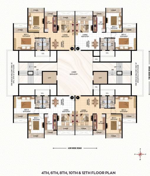  damodarpriya Cluster Plan