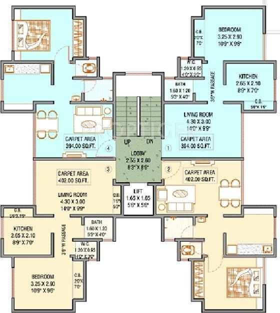 Images for Cluster Plan of Raunak Unnathi Woods