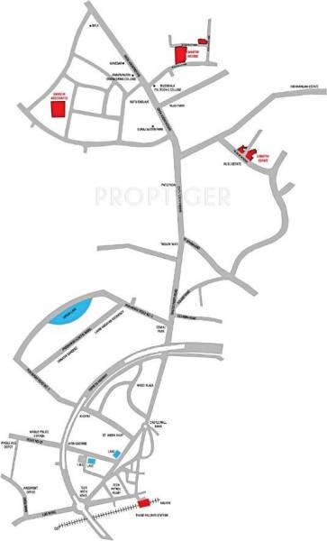 Images for Location Plan of Raunak Unnathi Woods