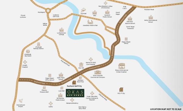  okas-residency Location Plan