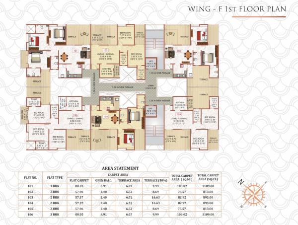  arv-regalia Tower 1 Cluster Plan