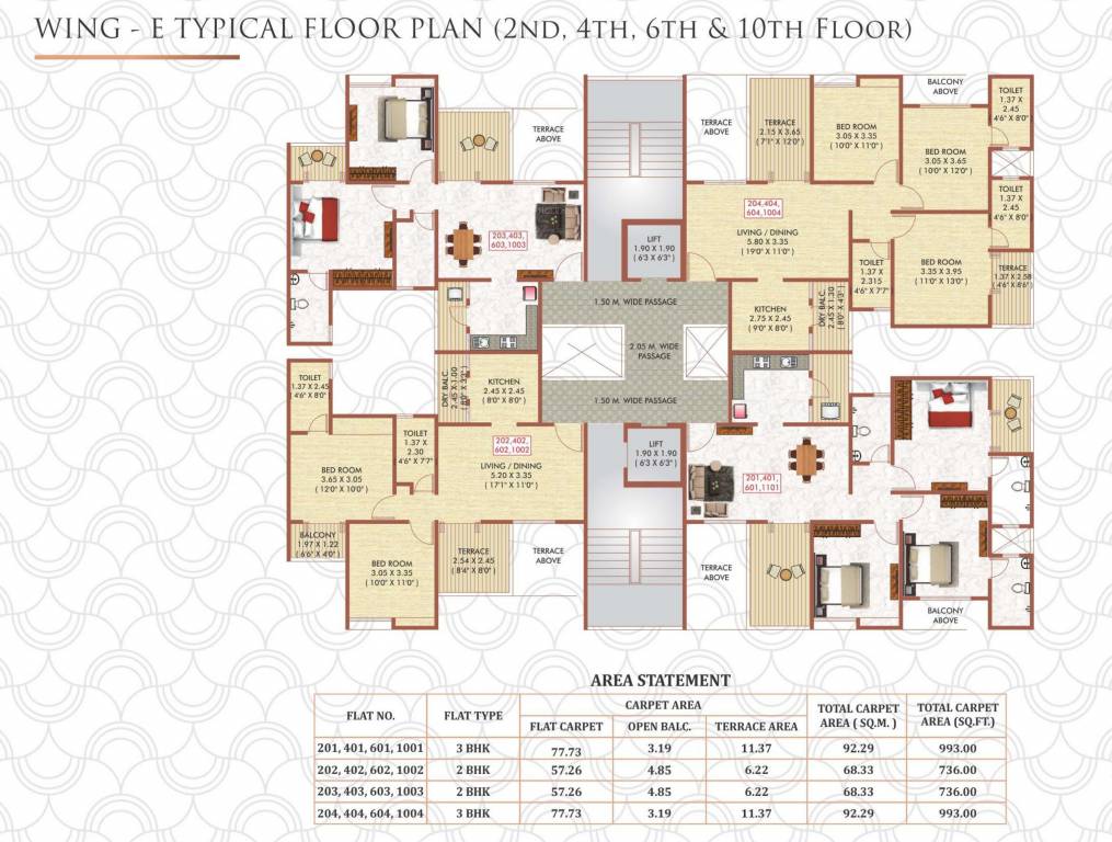  arv regalia Tower 5 Cluster Plan