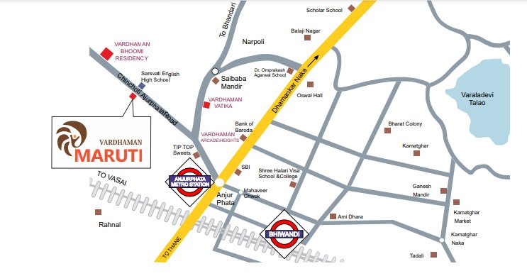  vardhaman maruti Location Plan