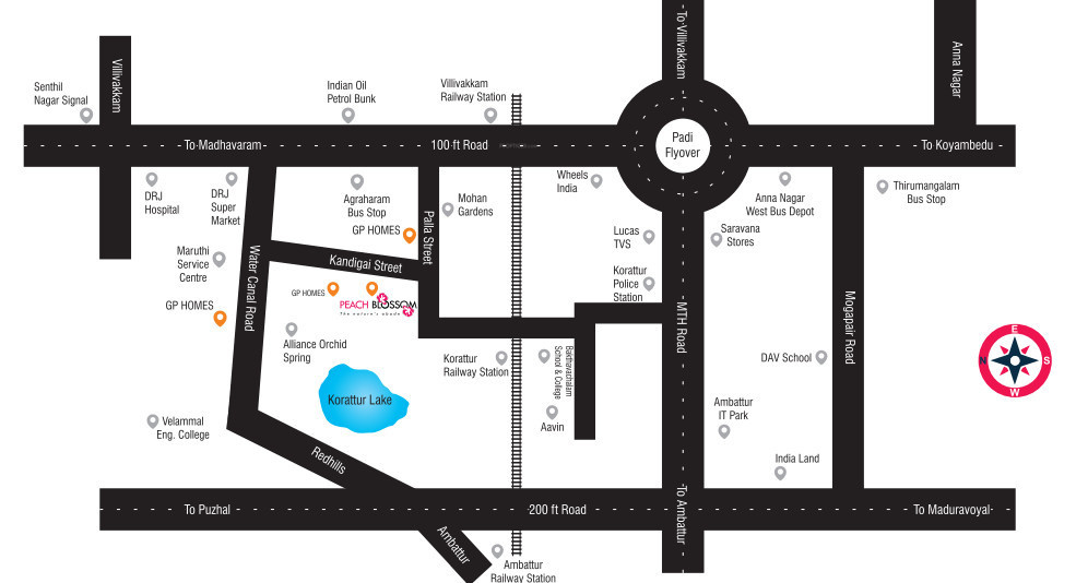  peach blossom Location Plan