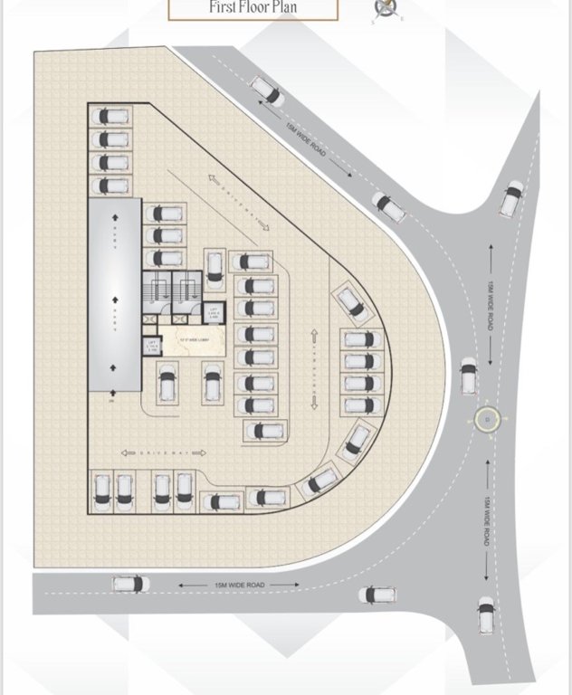 parvati garden Cluster Plan for 1st Floor