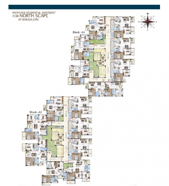  northscape Tower A Cluster Plan