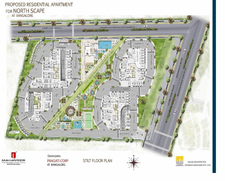  northscape Tower A Cluster Plan For Stilt Floor