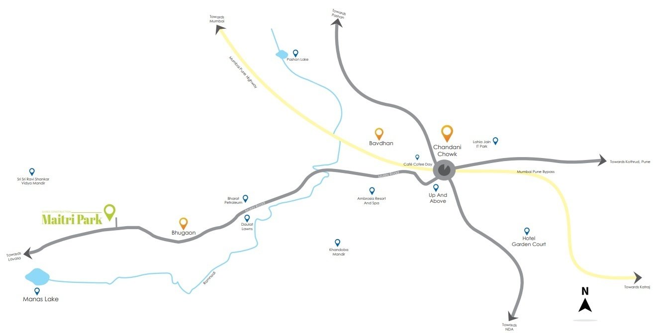 maitri park Location Plan