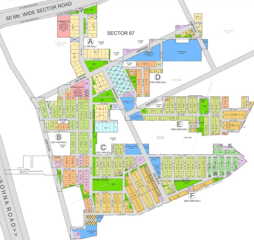  ansal esencia township Master Plan