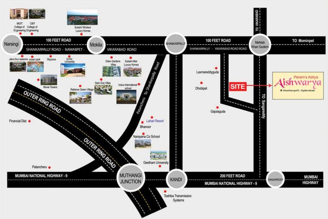  aditya aishwarya Location Plan