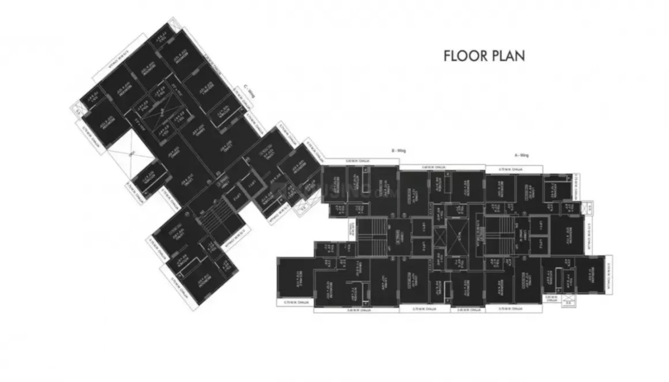  vraj one andheri sheetal dhara premises chsl Cluster Plan