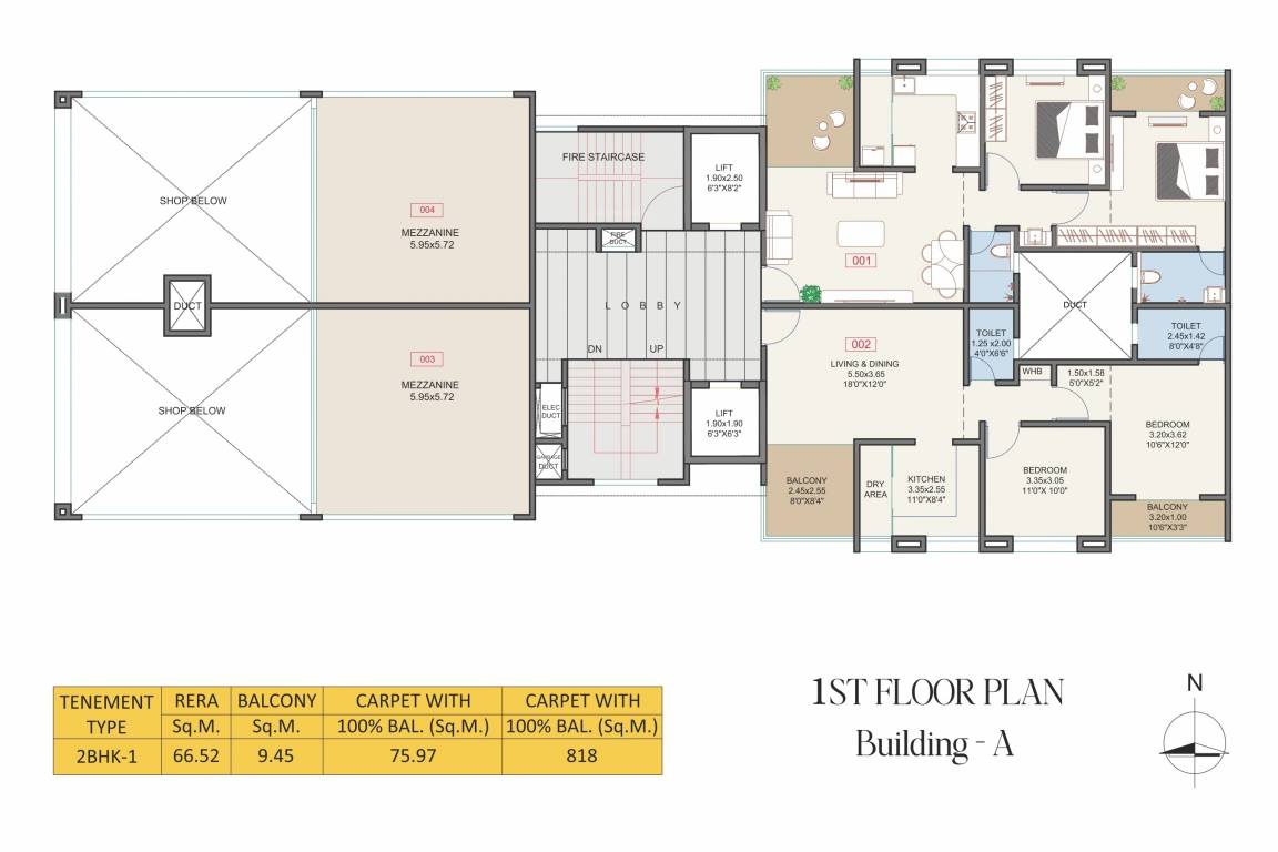  serenity Tower 1 Cluster Plan for 1st Floor