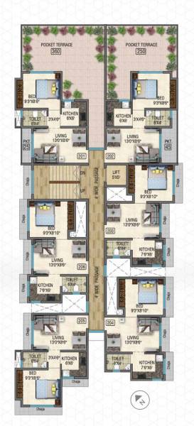  meridian Cluster Plan