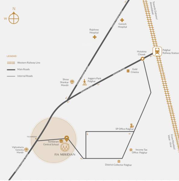  meridian Location Plan