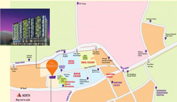  kshitij-residency Location Plan