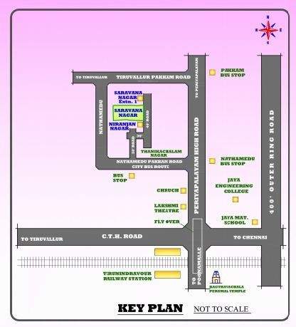  saravana nagar Location Plan