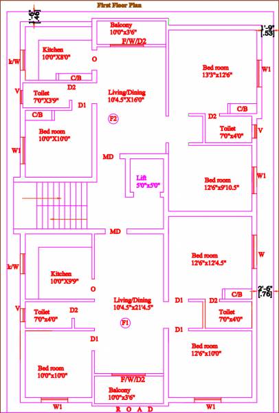  sai-sudha-flats Cluster Plan