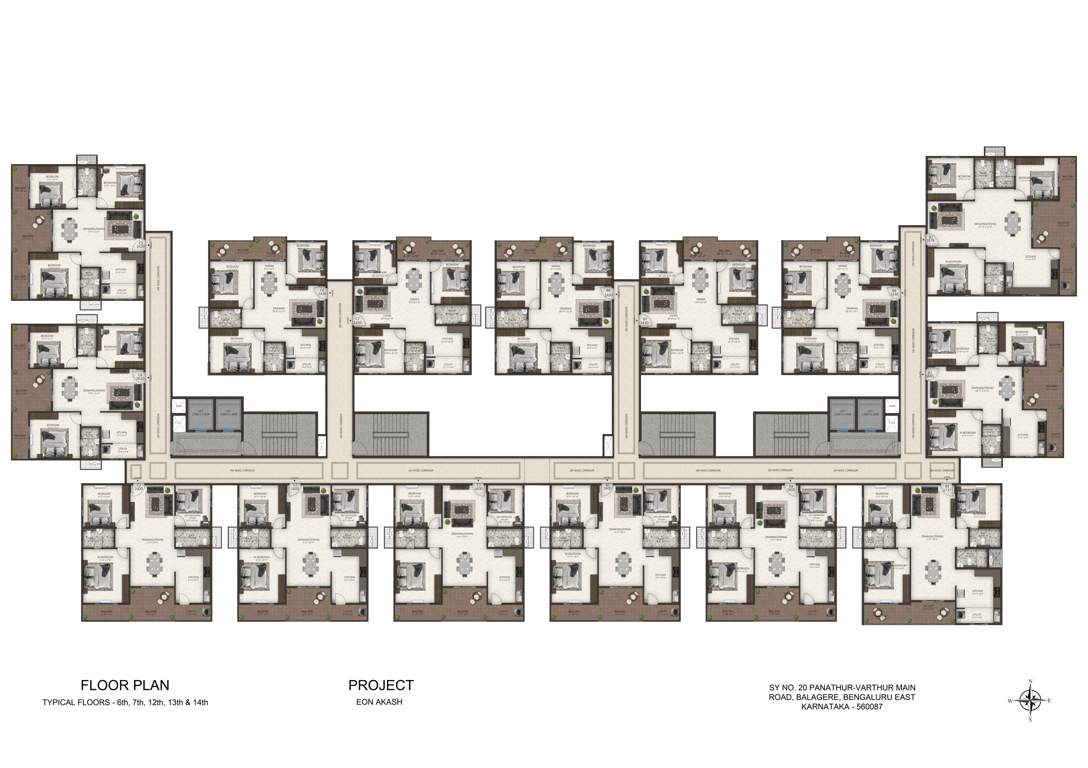  elements of nature akash block Cluster Plan