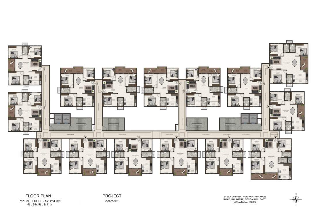  elements of nature akash block Cluster Plan