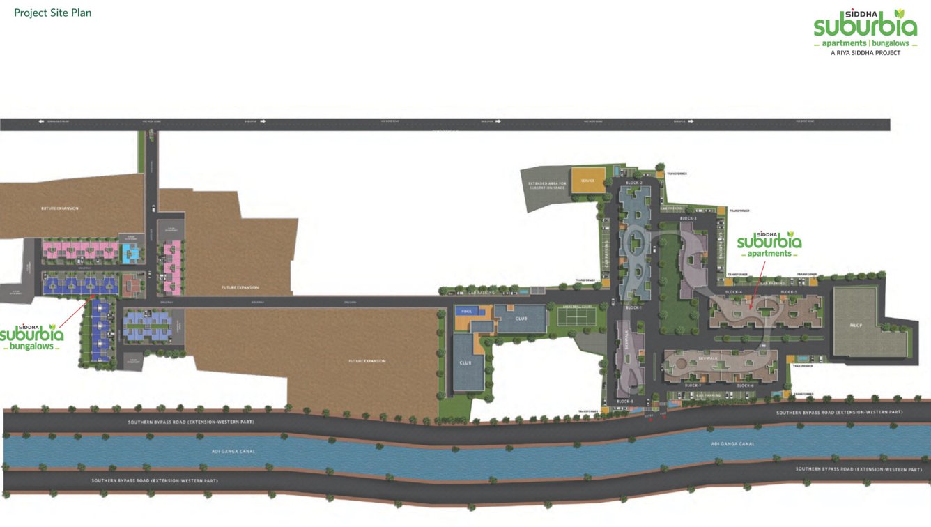  suburbia bungalow Master Plan