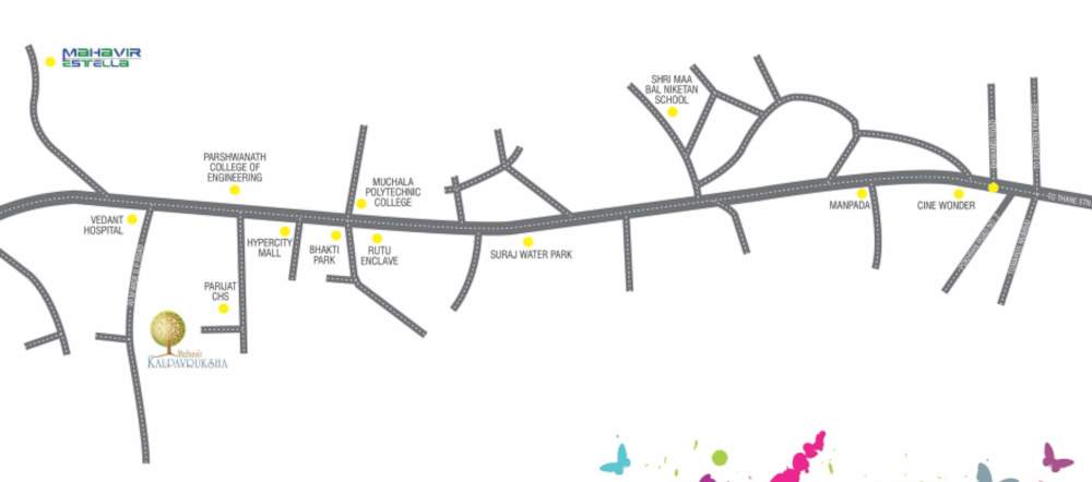  mahavir kalpavruksha Location Plan