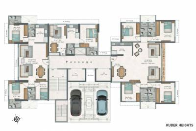 kuber-heights Kuber Heights Typical Cluster Plan