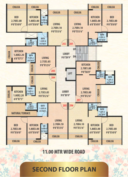  plaza Cluster Plan for 2nd Floor