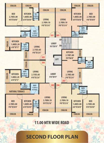  plaza Cluster Plan for 2nd Floor