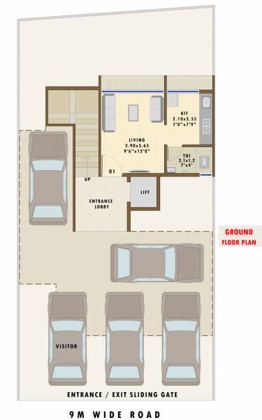 adore Adore Cluster Plan for ground Floor