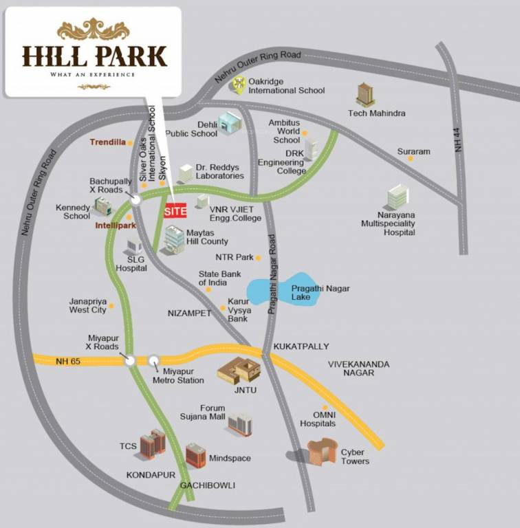  hill park Location Plan