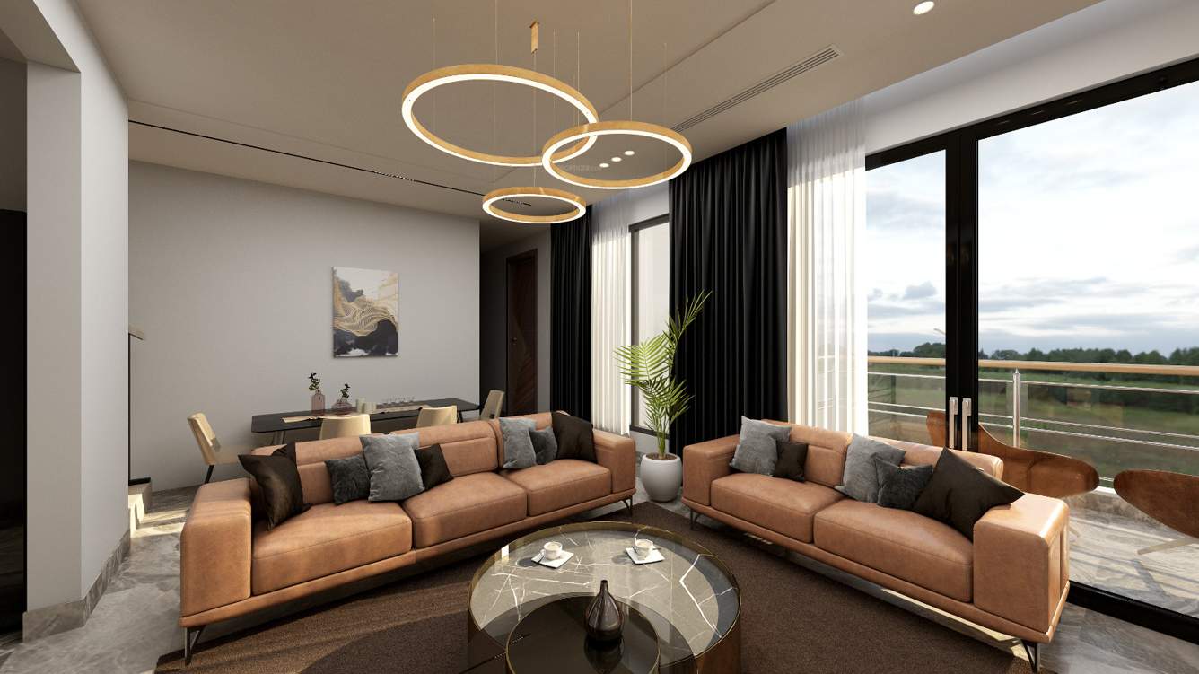  ganga serio e f building Living Area