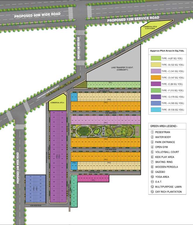  corona greens Layout Plan
