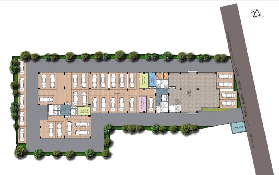  residency Layout Plan