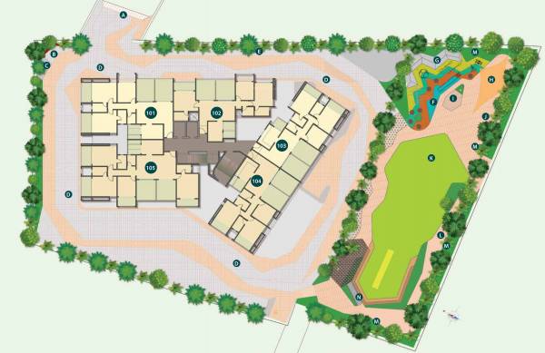  vishnubaug Layout Plan