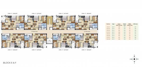  the-pride The Pride E & F  Cluster Plan