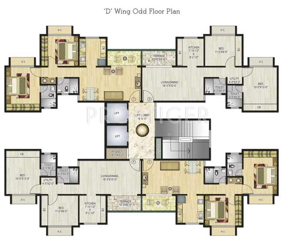  atlantis Images for Cluster Plan of Neelsidhi Atlantis